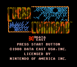 Cobra Command screenshot 5 for NES